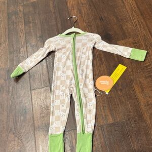 Dream big little co 6-12 bamboo zippy NWT